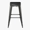 Flash Furniture 30" Black Metal Bar Stool-Black Poly Seat, 4PK 4-ET-31320-30-BK-R-PL2B-GG - alternate 7